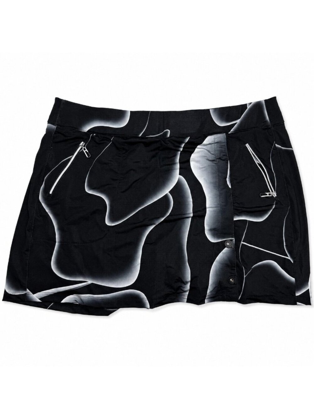 Jamie Sadock Golf Skort Women's Size XXL Black Abstract Prints NWT SunSense 16in